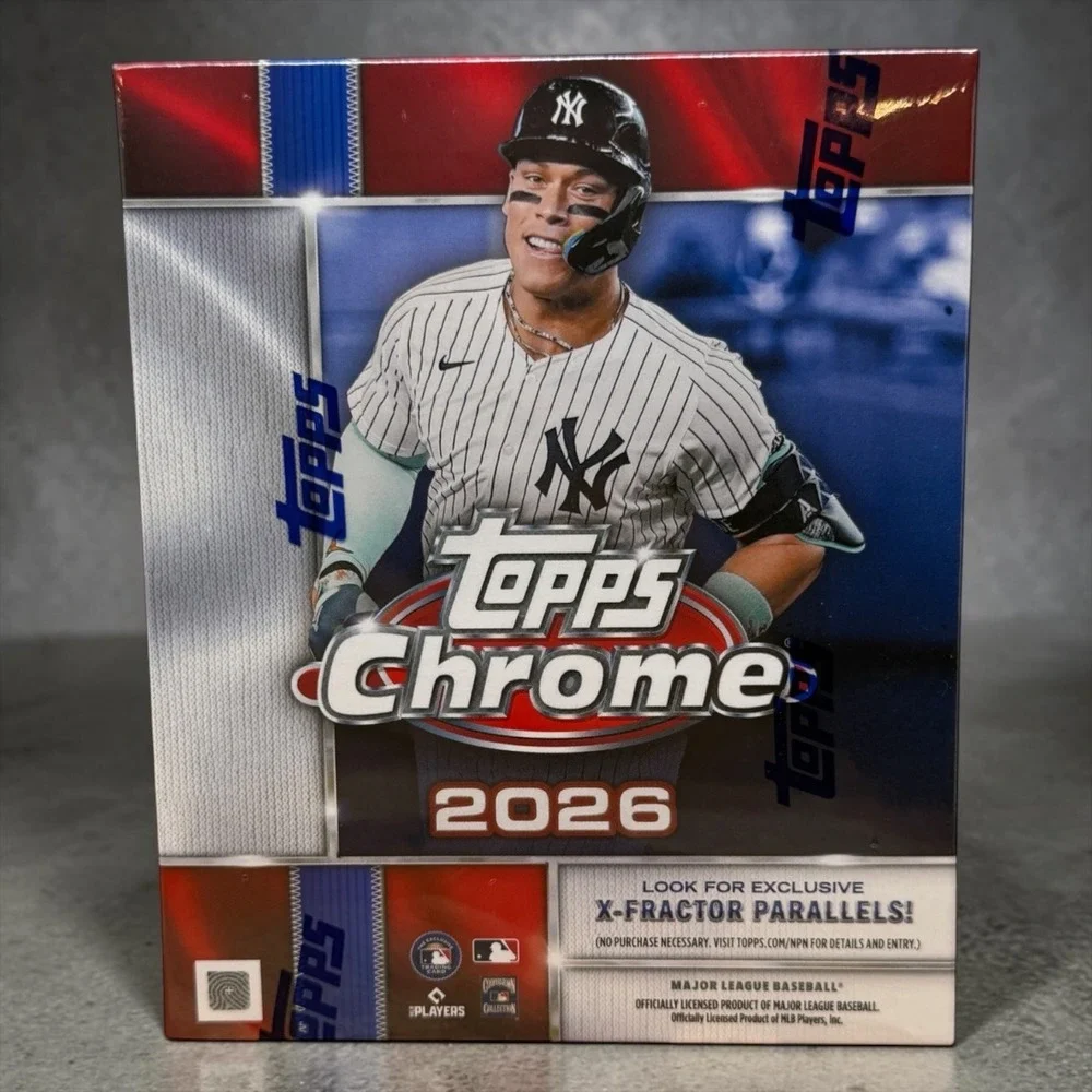 Topps Chrome Baseball Blaster Box 2026 OS Multi X-Fractor Parallels
